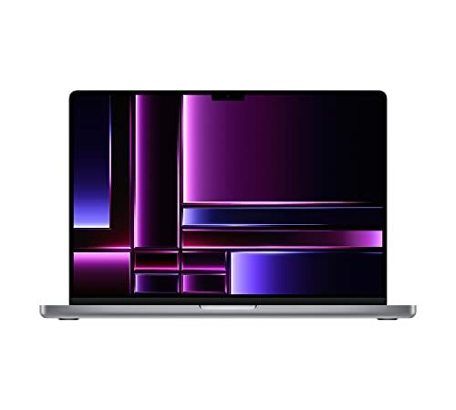 Apple 2023 MacBook Pro Laptop, Apple M2 Pro chip, 12‑core CPU and 19‑core GPU: 16.2-inch Liquid Retina XDR Display, 16GB Unified Memory, 512GB SSD Storage. Works, iPhone/iPad; Space Grey, English