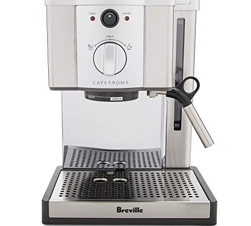 Breville Café Roma Espresso Machine ESP8XL - BREESP8XL, Brushed Stainless