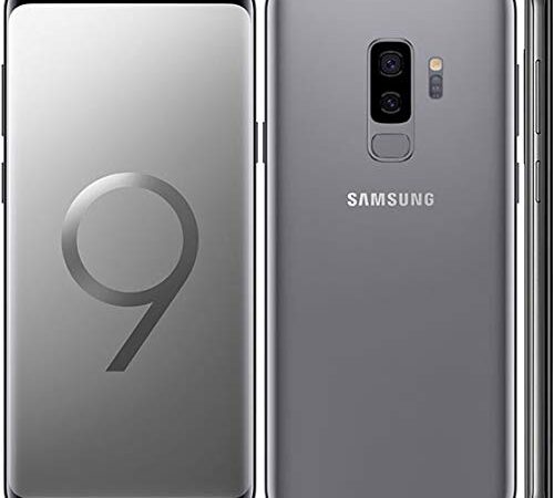 Samsung Galaxy S9 Plus + Unlocked 64GB Canadian Version SM-G965W Smartphone (Titanium Gray) (Renewed)