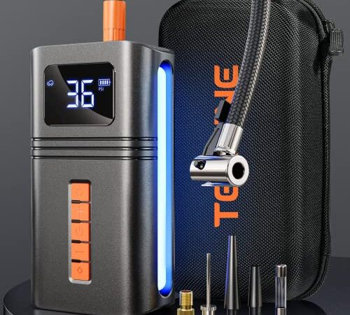 TEKGINE Tire Inflator Portable Air Compressor for Car