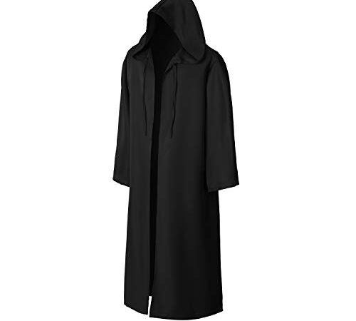 Wizard Tunic Hooded Robe Halloween Cloak Cosplay Costumes