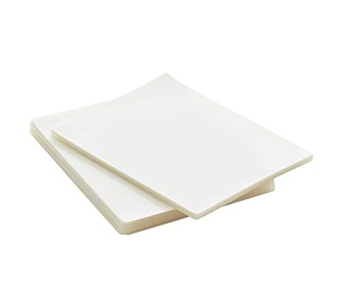 Amazon Basics Clear Thermal Laminating Plastic Paper Laminator Sheets - 9 Inch x 11.5 Inch, 200-Pack