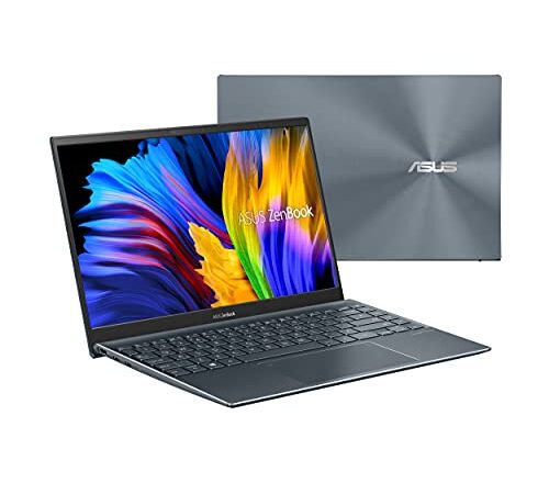 ASUS ZenBook 14 Ultra-Slim Laptop 14” Full HD NanoEdge Bezel Display, AMD Ryzen 5 5600H, Radeon Vega 7 Graphics, 8GB RAM, 512GB SSD, NumberPad, Windows 11 Home, UM425QA-EH59-CA