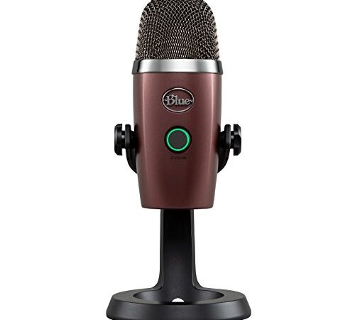 Blue Yeti Nano Premium USB Mic for Recording and Streaming, Red Onyx (Renewed)