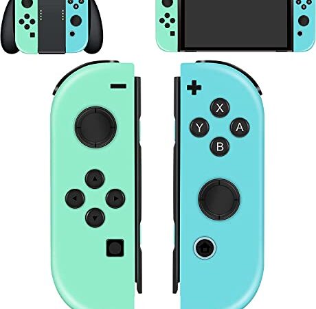 Joy Con Controller for Nintendo Switch, Left and Right Switch Controllers Wireless Joy Pad Replacement Joystick Remotes for Switch Joycons Support Dual Vibration/Motion Control/Wake-up/Screenshot