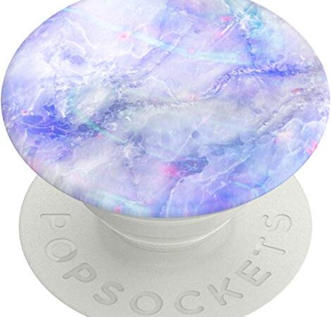 PopSockets PopGrip: Phone Grip and Phone Stand, Collapsible, Swappable Top, Stone Cool