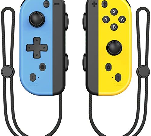 YAEYE Joycon Controller Compatible with Switch/Lite/OLED, Joypad Left and Right Controllers Support Wake-up/Dual Vibration Function/Motion Control/Screenshot